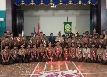 Dilantik Jadi Dewan Ambalan, Bantara dan Laksana SMK N 3 Yogyakarta Siap Jadi Pemimpin
