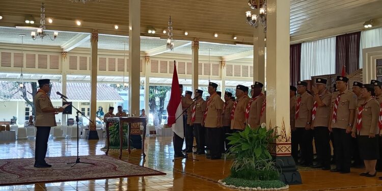 Ketua Kwarnas Kak Budi Waseso Melantik Pengurus Majelis Pembimbing Daerah Gerakan Pramuka DIY Masa Bakti 2025-2030