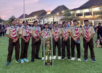 Sangga Putra Pramuka MAN 1 Yogyakarta Bawa Pulang Piala Bergilir PDT 54