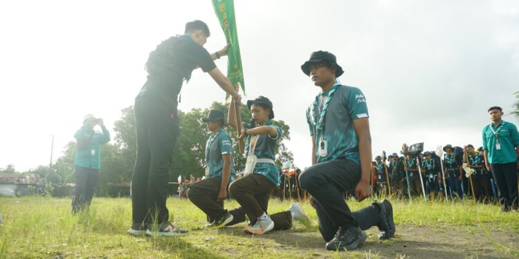 Apel Pagi dan Pemberangkatan Etape Menuju Lapangan Murangan Awali Hari Ketiga Barata Sleman ke-40