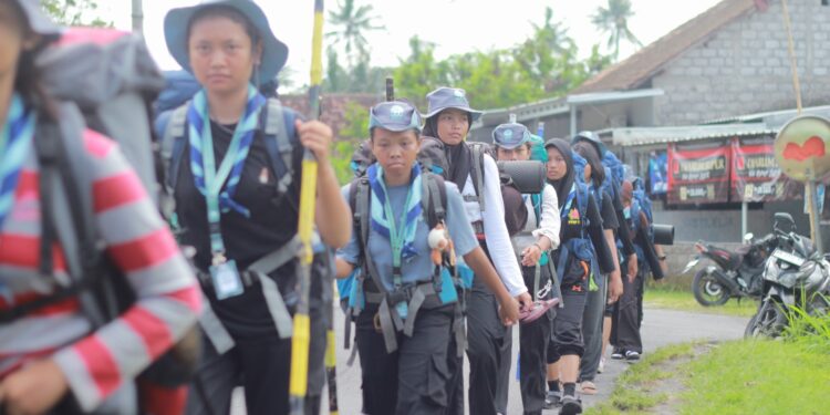 Menuju Etape III, Peserta PDT 54 Ikuti Apel Pelepasan dari Basecamp SMA Negeri 2 Ngaglik