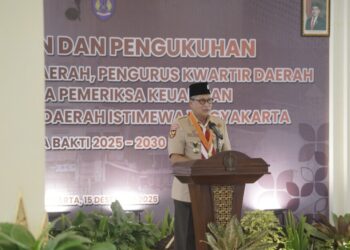 Pelantikan Pengurus Kwarda DIY Masa Bakti 2025-2030, Ketua Kwarnas Ajak Perkuat Pengabdian Masyarakat