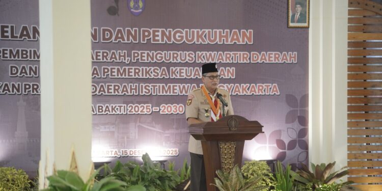Pelantikan Pengurus Kwarda DIY Masa Bakti 2025-2030, Ketua Kwarnas Ajak Perkuat Pengabdian Masyarakat