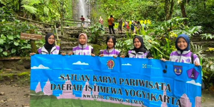 Tlogo Muncar dan Tlogo Putri Jadi Lokasi Aksi Karya Bakti Nataru 2025 Saka Pariwisata Sleman