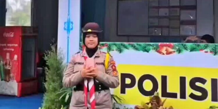 Anggota Saka Bhayangkara Kulon Progo Laporkan Aksi Karya Bakti Nataru 2025 dari Pos Wates dan Temon