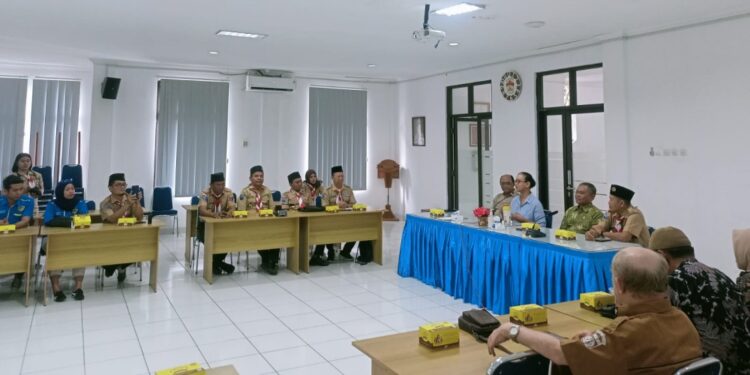 Ketua Kwarda DIY Menerima Kunjunga Kerja Pengurus Kwarda Kalimantan Utara
