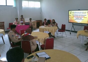 Gudep SMKN 3 Wonosari Paparkan Penerapan Modul API di Pangkalan kepada Tim Kwarda DIY
