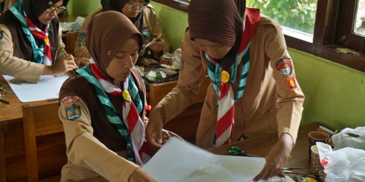 Hari Pertama Barata Sleman ke-40, Peserta Ikuti Giat Prestasi Mozaik, Asah Kreativitas dan Peduli Lingkungan