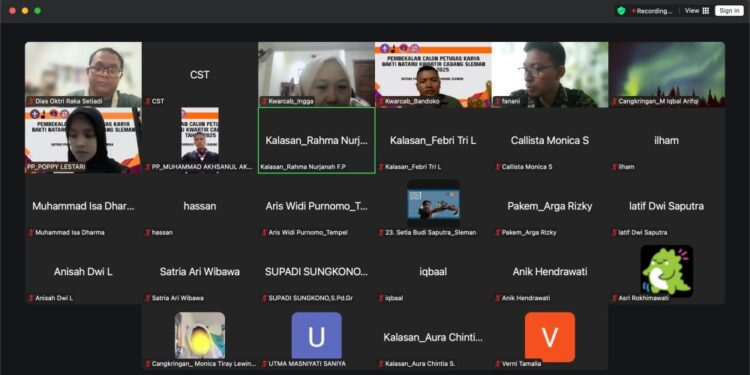 Kwarcab Sleman Berikan Pembekalan kepada Calon Petugas Karya Bakti Nataru 2025