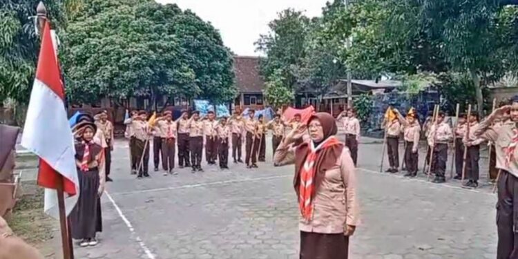 Gugus Depan Pangkalan SDN Tlogoadi Sleman Gelar Persami : Cetak Generasi Disiplin, Mandiri, dan Percaya Diri