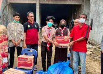Pramuka Peduli Aceh Salurkan Bantuan Kemanusiaan kepada Korban Banjir