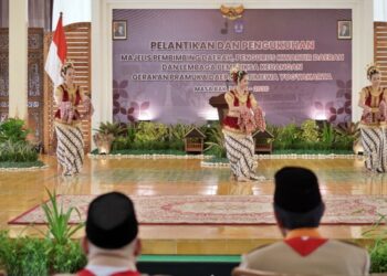 Tari Sesanti Mengayu-Hayu, Ungkapan Rasa Syukur dan Doa untuk Pengurus Kwarda DIY Masa Bakti 2025-2030