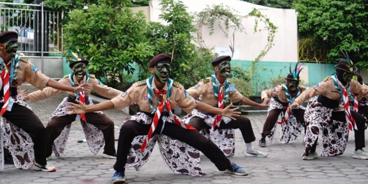 Semangat dan Kreativitas Peserta Warnai Giat Prestasi Yel-Yel Barata Sleman ke-40