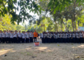 Saka Bhayangkara Seyegan Berikan Edukasi dan Praktik Pemadaman Api LPG di Perkemahan Gemilang 2026